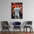 Football Star Portrait Canvas Wall Art | White Kit Stadium Print | Exective Decor