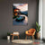 Luxury Supercar  Wall Art | Mountain House Sunset Driveway | Exective Decor