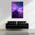 American Football Helmet Wall Art | Purple Night Stadium | Exective Decor