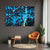  Aqua Splatter Canvas Wall Art | Exective Decor