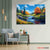 Autumn River Valley Stream Landscape Canvas | Exective Decor