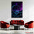 Bitcoin Lightning Ring Canvas – Neon Storm Art | Exective Decor