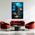 Bitcoin Moon Cliffs Canvas – Fantasy Crypto Art | Exective Decor
