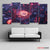 Bitcoin Neon Core 5‑Panel Canvas | Exective Decor