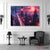 Bitcoin Neon Metropolis Canvas – Cyberpunk City Art | Exective Decor