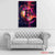 Bitcoin Neon Nexus Canvas – Abstract Tech Art | Exective Decor