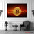 Bitcoin Neon Planet Canvas – Synthwave Crypto Art | Exective Decor