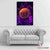 Bitcoin Purple Bullish Chart Canvas – Neon Crypto Art | Exective Decor