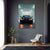 Black Supercar Tunnel Wall Art | Stealth Night Reflections | Exective Decor