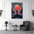 Blood Moon Samurai Wall Art | Framed/Canvas – Exective Decor