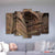 Carved Sandstone Arch 5‑Panel Canvas | Exective Decor