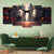 City Through Glasses Cinematic 5‑Panel Canvas Wall Art | Exective Decor