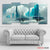 Cloud City Skyrail 5‑Panel Wall Art | Exective Decor