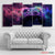 Cosmic Nebula Gaming Controller 5‑Piece Canvas | Exective Decre