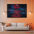 Crimson Neon Planet Wall Art | Exective Decor