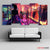 Fashion Boutique Neon 5‑Panel Canvas Wall Art | Exective Decor