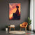 Golden Hour Daydreamer Anime Wall Art – Warm Sunset Sky Canvas Exective Decor