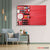 Makeup Flat Lay Canvas Wall Art | Beauty Salon Decor
