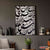 Modern Arabic Calligraphy Black & White Wall Art | Exective Decre