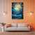 Moonlit Blossom Tree – Stained‑Glass Night Canvas | Exective Decor