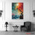 Moonlit Swirl Tree Abstract Coastal Canvas | Exective Decor