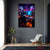 Neon Gamer Desk Setup Portrait Wall Art | Exective Decre