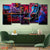 Neon Graffiti Gamer Setup 5‑Piece Canvas | Exective Decre