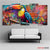 Neon Toucan Graffiti – 5‑Panel Wall Art Set | Exective Decor
