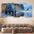 Off‑Road 4x4 5‑Panel Canvas | Blue SUV Coastal Drive | Exective Decor