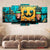  Pop Sponge 5‑Panel Canvas Wall Art | Exective Decor