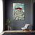Red Car on Cash Mountain Canvas | Money Wall Art