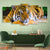 Resting Bengal Tiger 5‑Panel Canvas – Wildlife Wall Art | Exective Decor