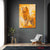 Solar Mane Lion Golden Abstract Canvas | Exective Decor
