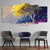 Sunlit Golden Canopy 5‑Panel Tree Canvas | Exective Decor