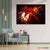 Tailed Beasts Circle Anime Wall Art – Red Aura Canvas Exective Decor
