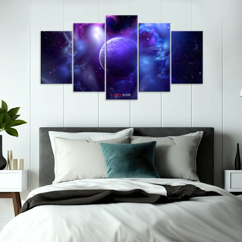 Cosmic Universe Multi - Panel Wall Artwall artexectivedecorCosmic Universe Multi - Panel Wall Art