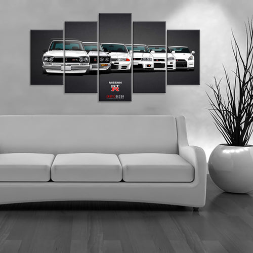 Nissan GT - R Evolution Multi - Panel Wall Artwall artexectivedecor18×12Nissan GT - R Evolution Multi - Panel Wall Art